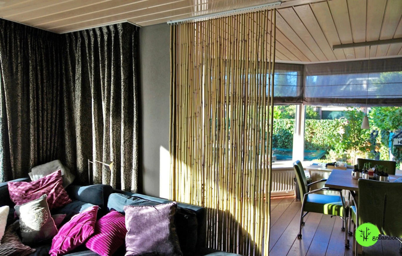 inspirace bambusový plot